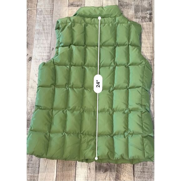 Gap Vintage Down Puffer Zipper Winter Washable Vest Orange Spice MEDIUM Outdoor - Picture 8 of 14